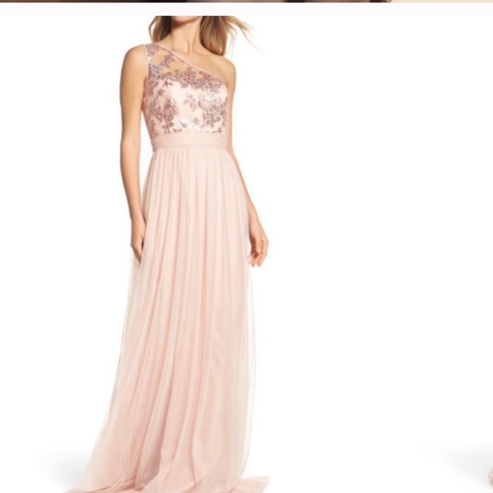 Amsale Ashlynn bridesmaid sequin